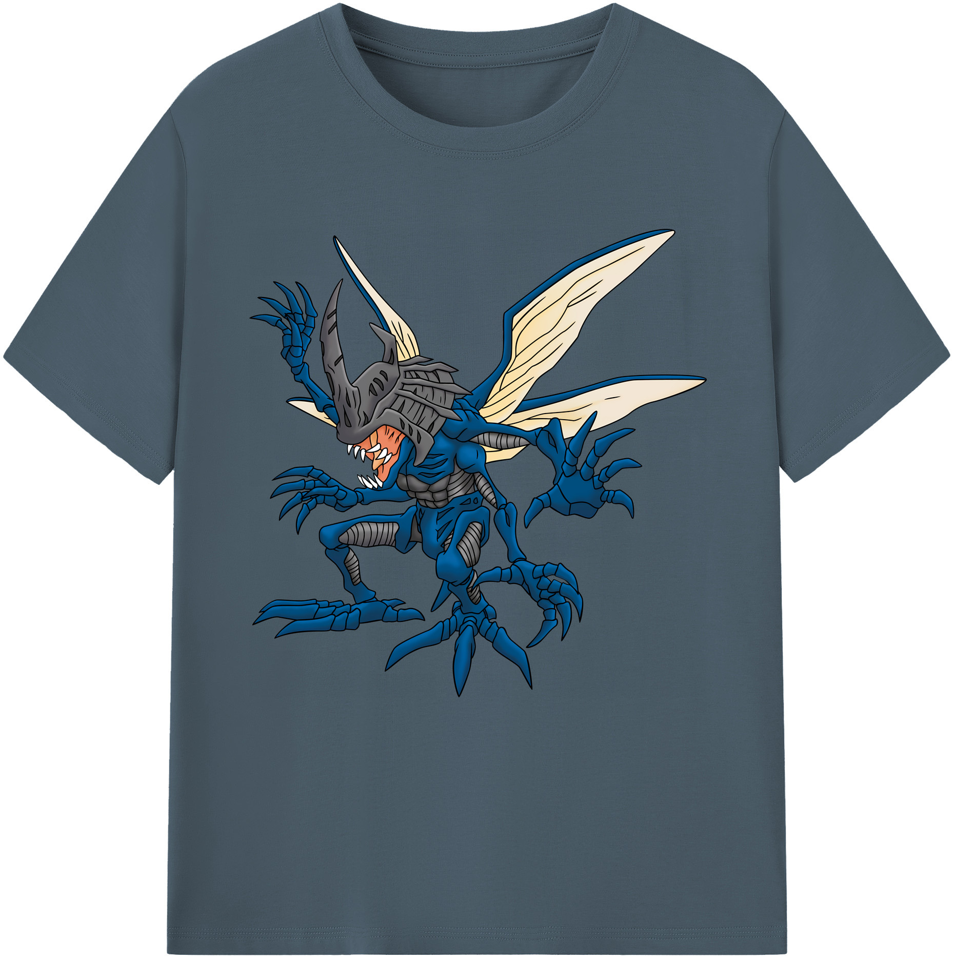 （画像用） Digimon デジタルモンスター/デジモン 綿100％半袖Tシャツ（フロントプリント）